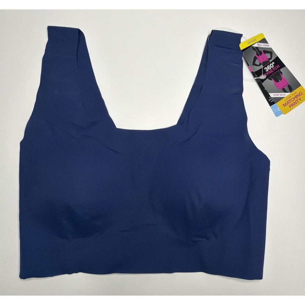 Bali Wirefree Bra Comfort Revolution Easylite New BLUE MEDIUM DF3491 Pullover